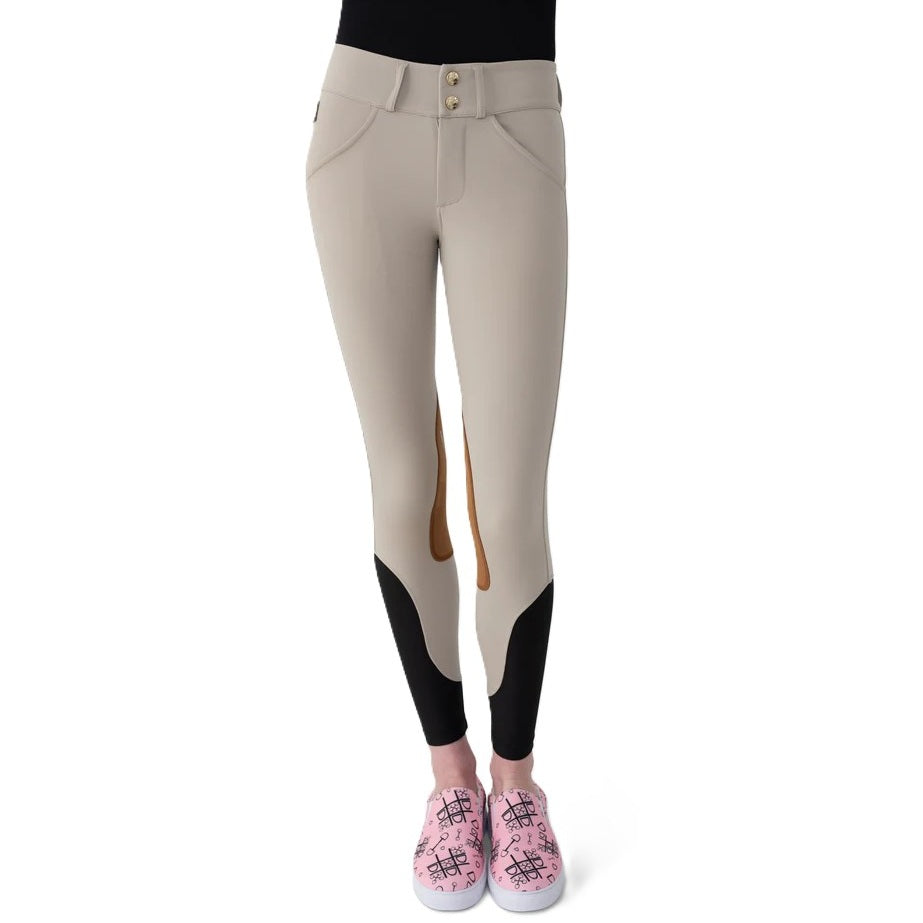 AP Hassinger Women's Heritage Knee Patch Front Zip Breech-zoom-1