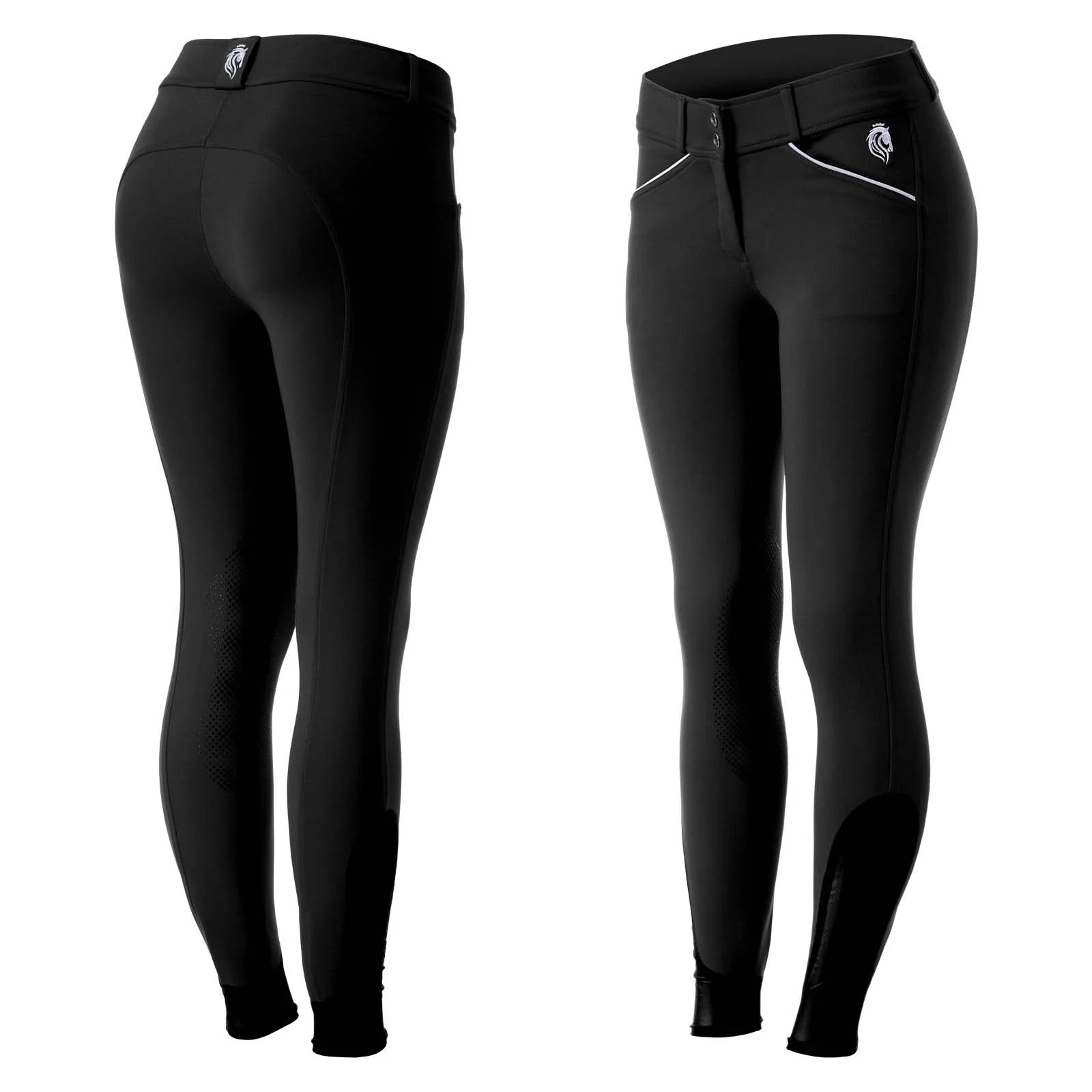 Equinavia Women's Astrid Silicone Knee Patch Breech-1
