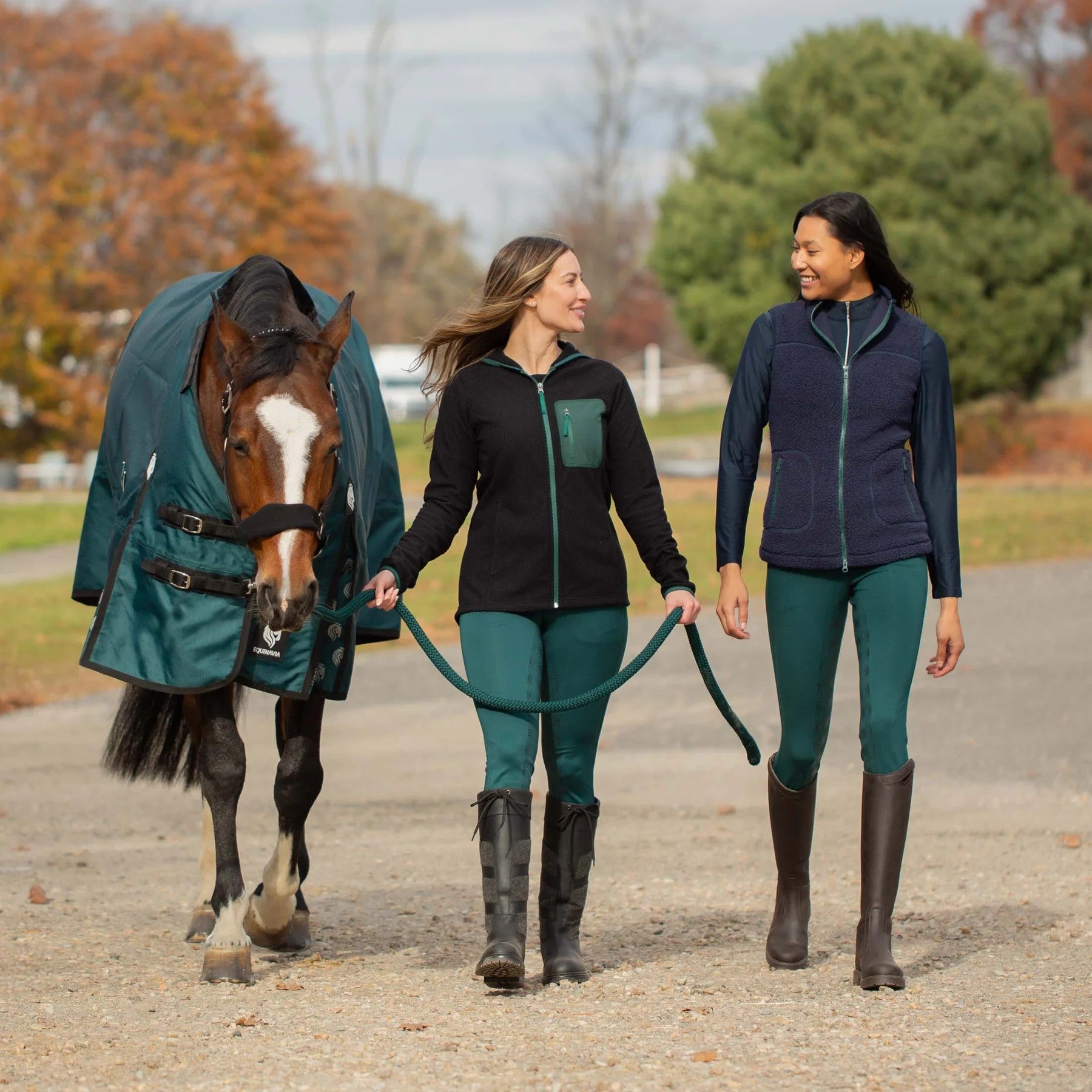 Equinavia Women's Astrid Silicone Knee Patch Breech-zoom-10