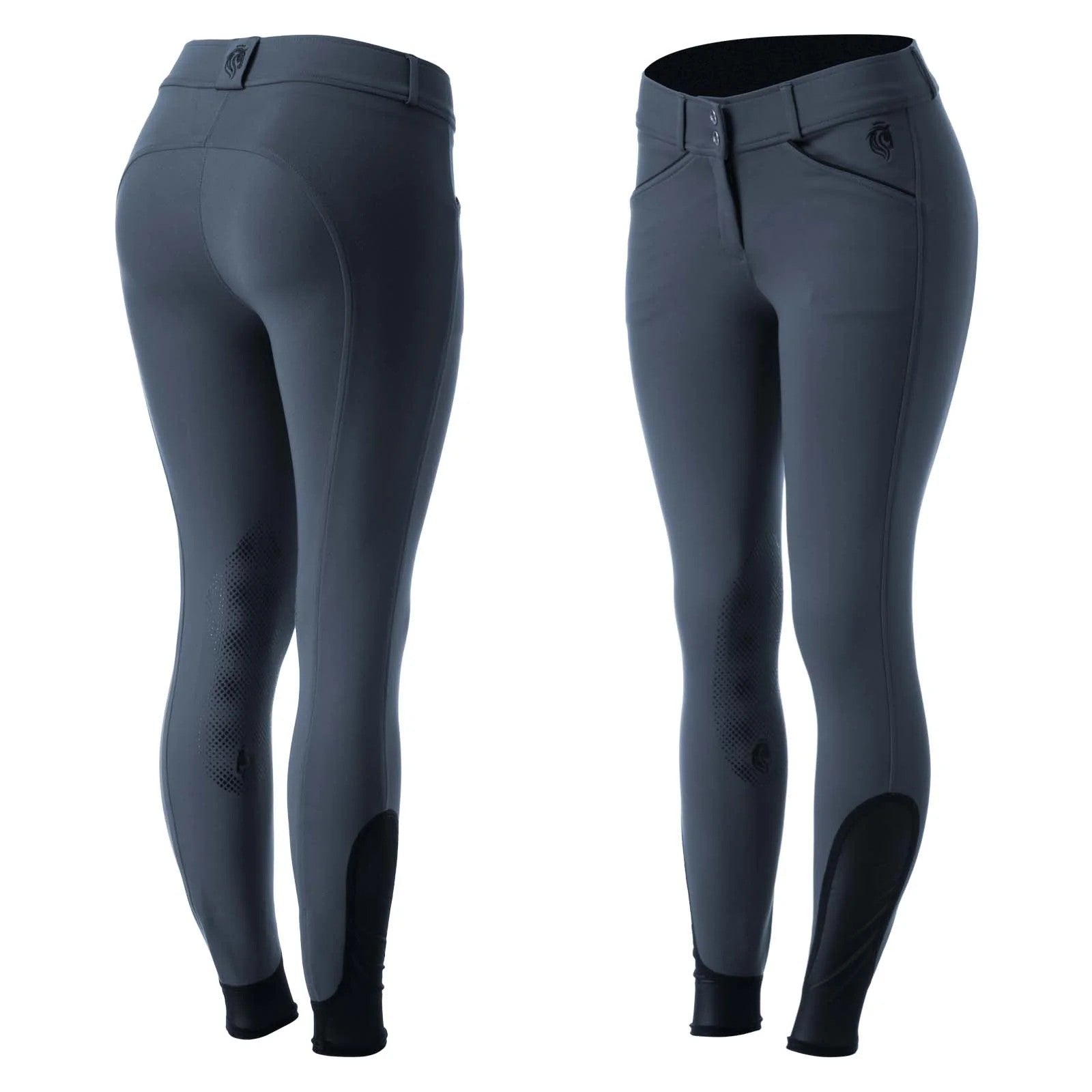 Equinavia Women's Astrid Silicone Knee Patch Breech-zoom-8