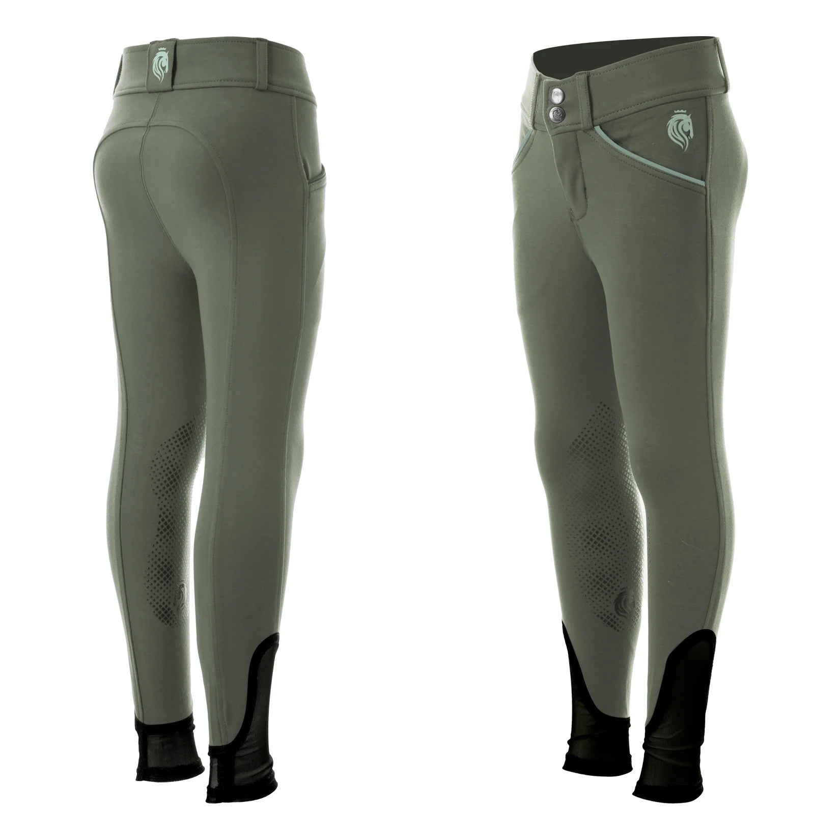 Equinavia Kids Greta Silicone Knee Patch Breech-1