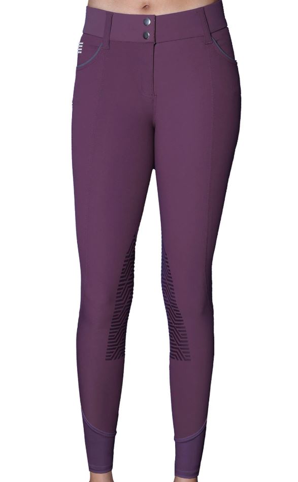 GhoDho Women's Aubrie Pro Silicone Knee Patch Breech - 6 Colors Available-8