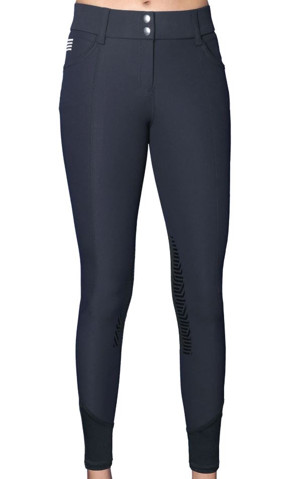 GhoDho Women's Aubrie Pro Silicone Knee Patch Breech - 6 Colors Available-11
