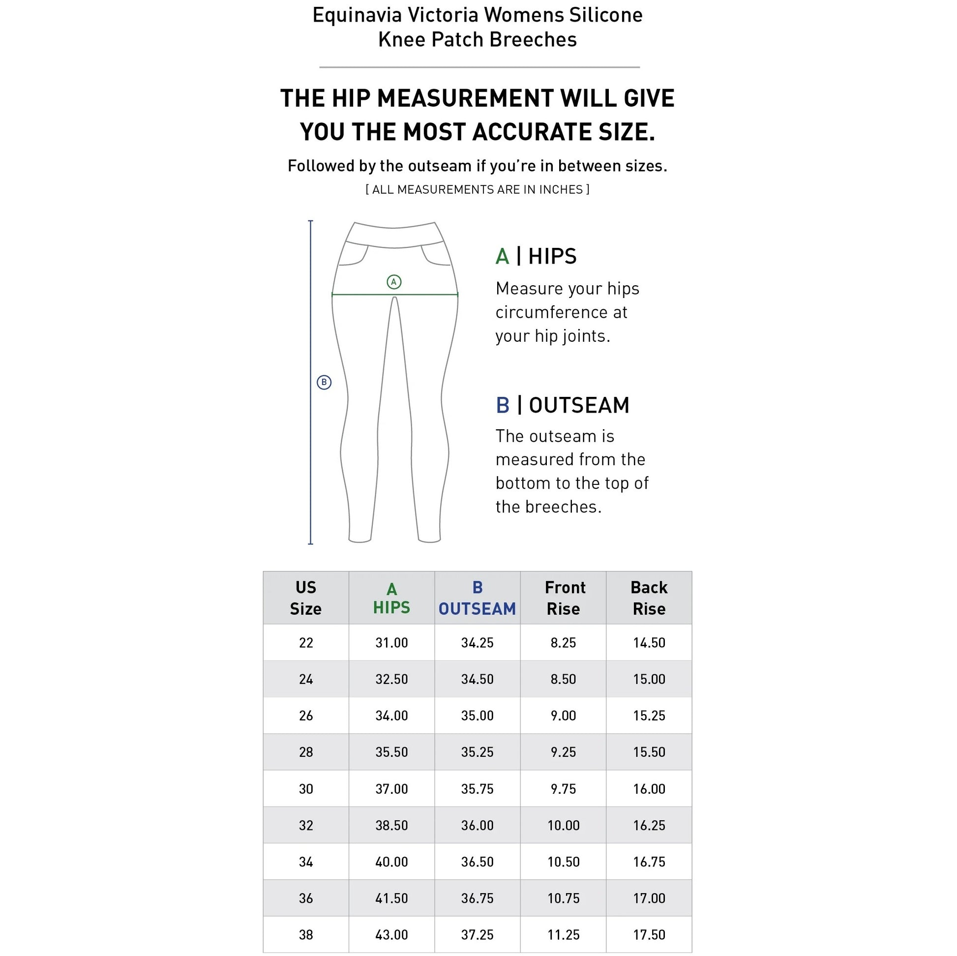 Equinavia Women's Victoria Silicone Knee Patch Breech-3