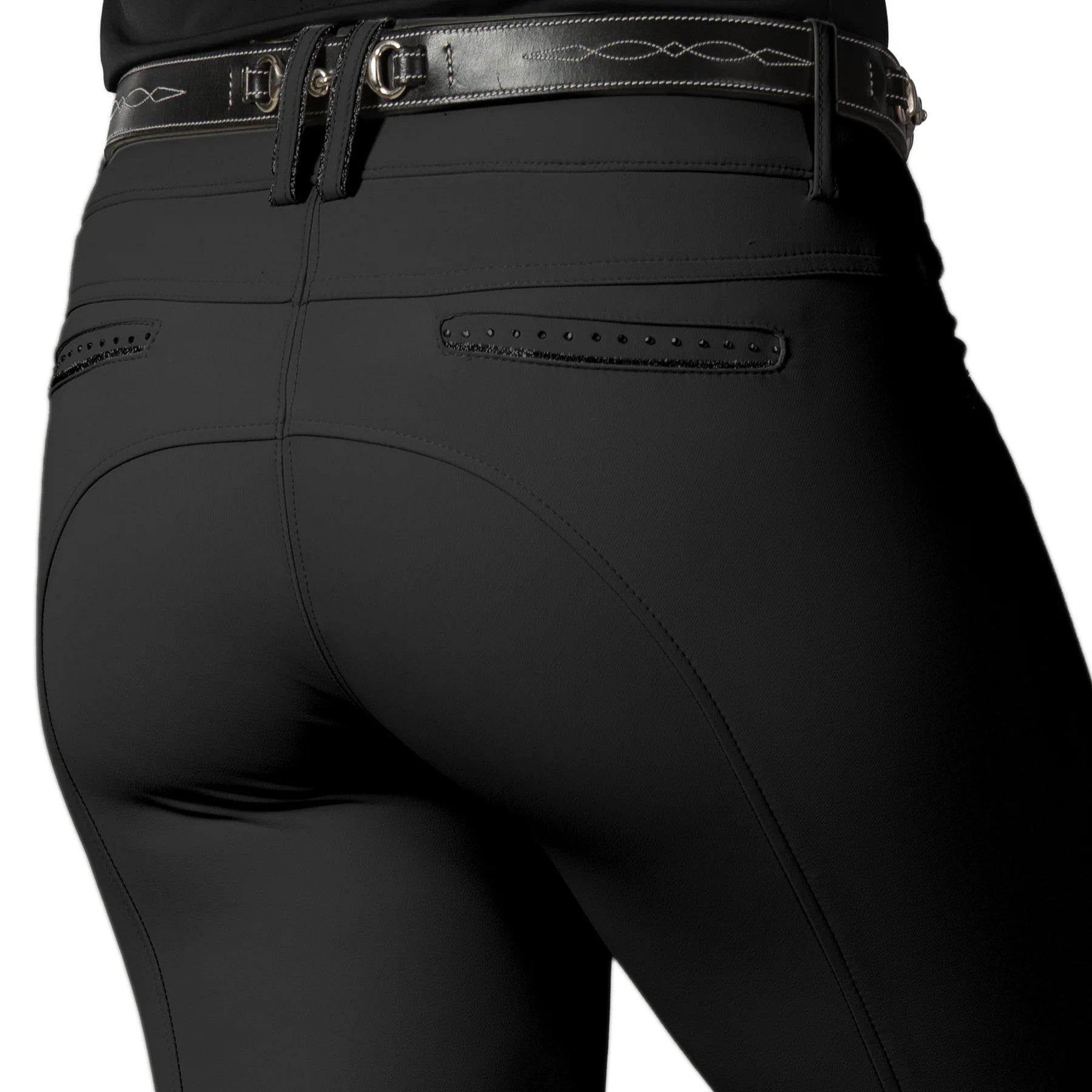 Equinavia Women's Victoria Silicone Knee Patch Breech-zoom-6