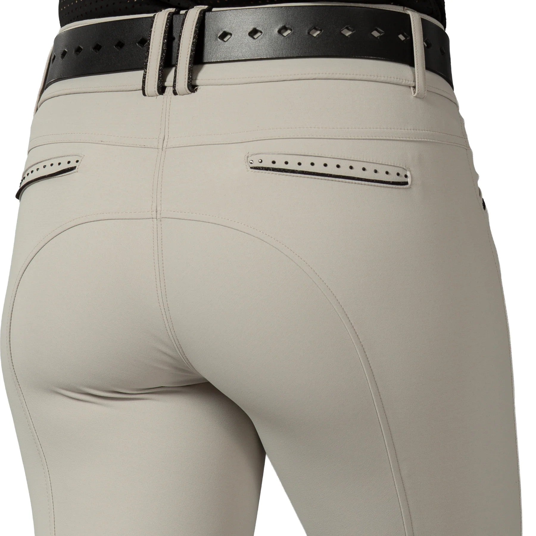 Equinavia Women's Victoria Silicone Knee Patch Breech-zoom-7