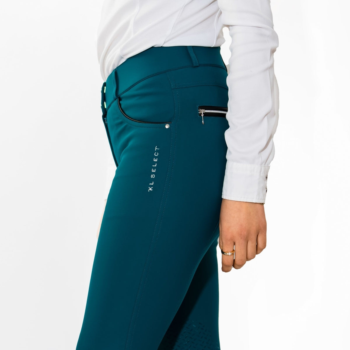 KL Select Women's Gabrielle Knee Patch Breech-zoom-5