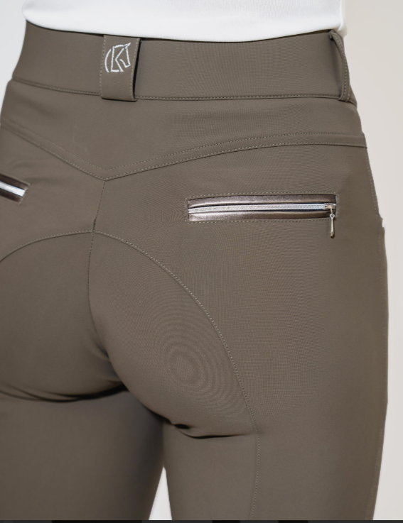 KL Select Gabrielle Knee Patch Breech-3