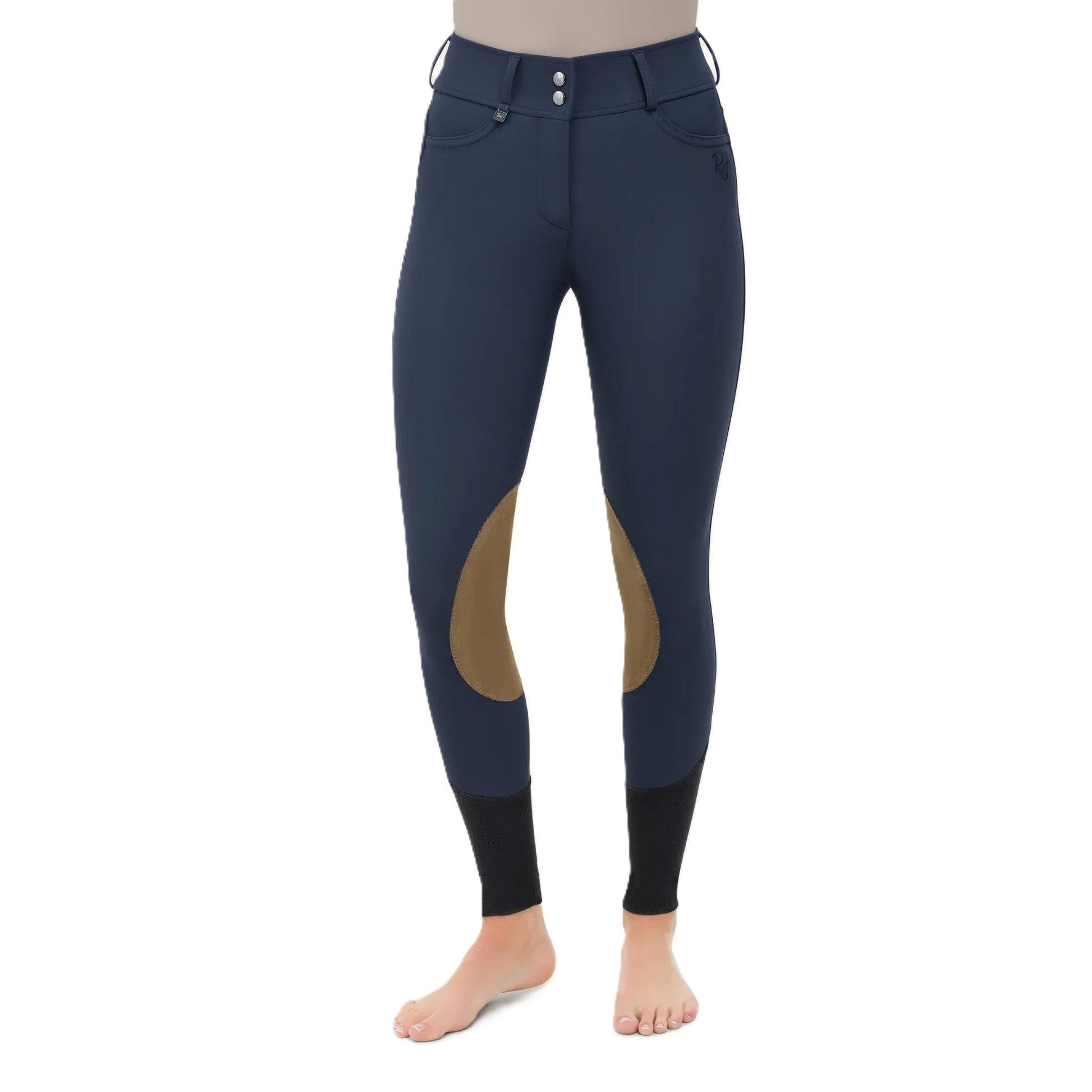 RJ Classics Women's Olivia Luxe-Tek Knee Patch Breeches-2
