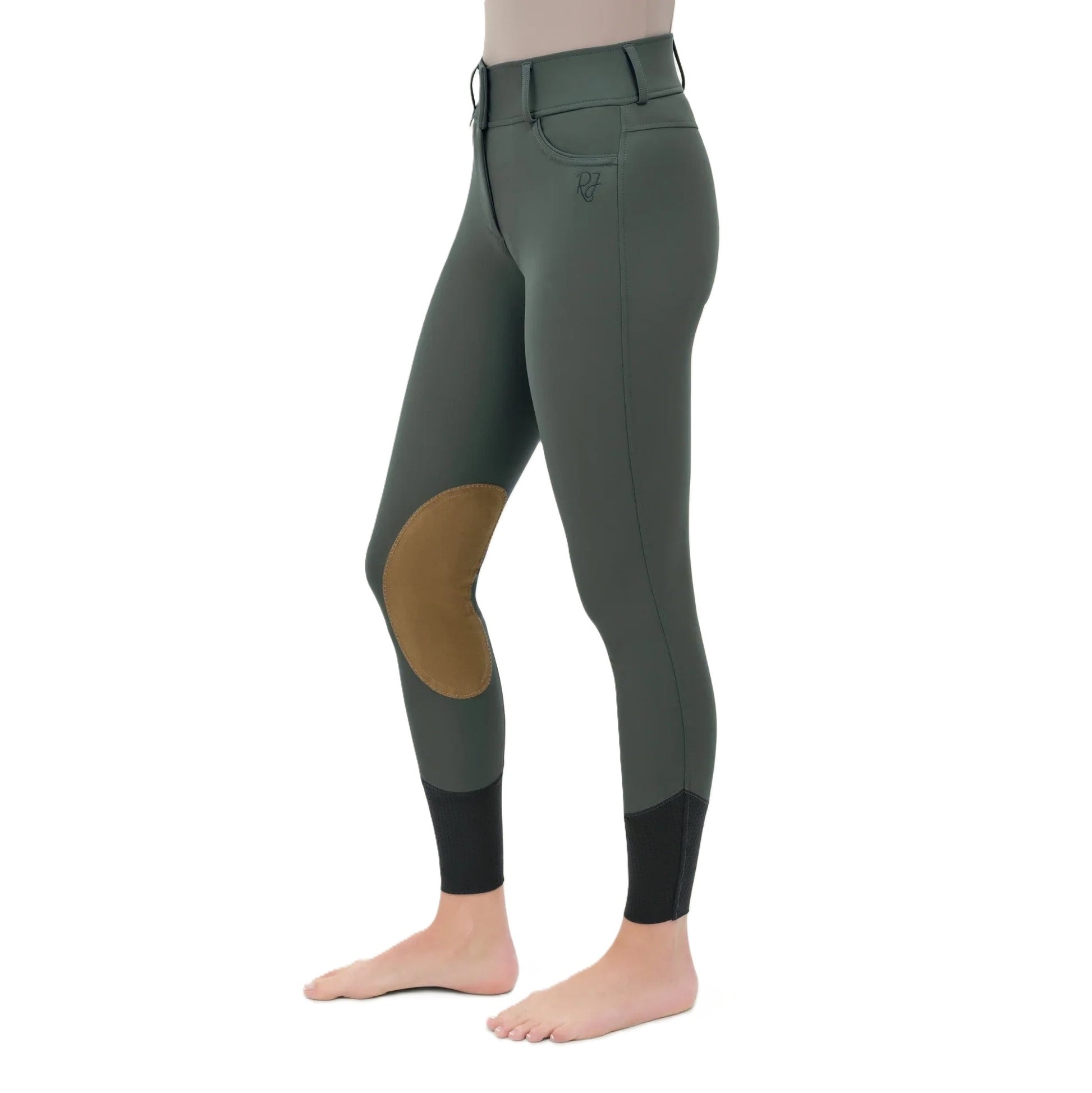 RJ Classics Women's Olivia Luxe-Tek Knee Patch Breeches-11
