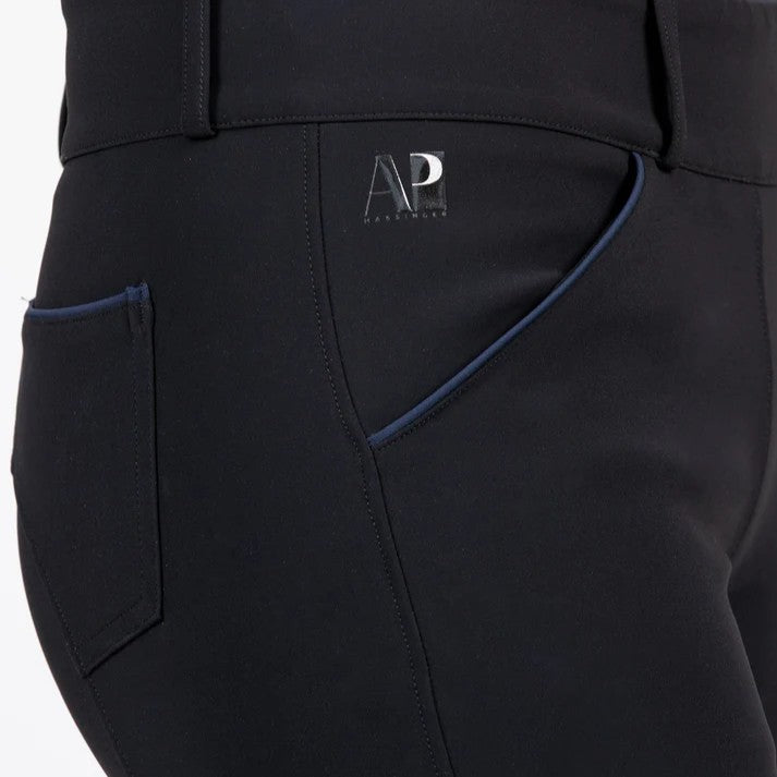 AP Hassinger Women's Black Magic Knee Patch Side Zip Breech-zoom-3