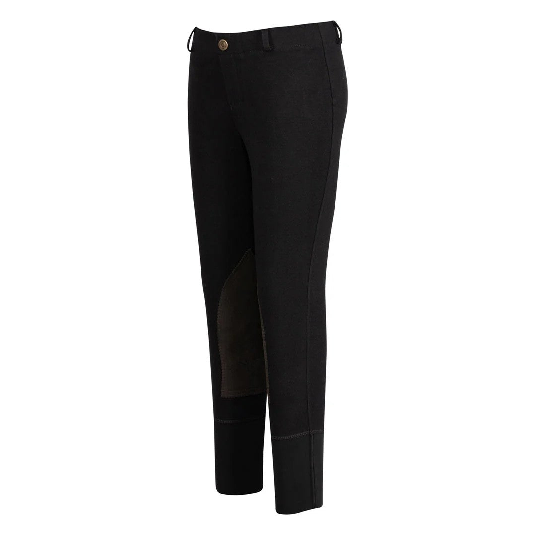 TuffRider Kids Starter Lowrise Pull-On Knee Patch Breeches-zoom-4