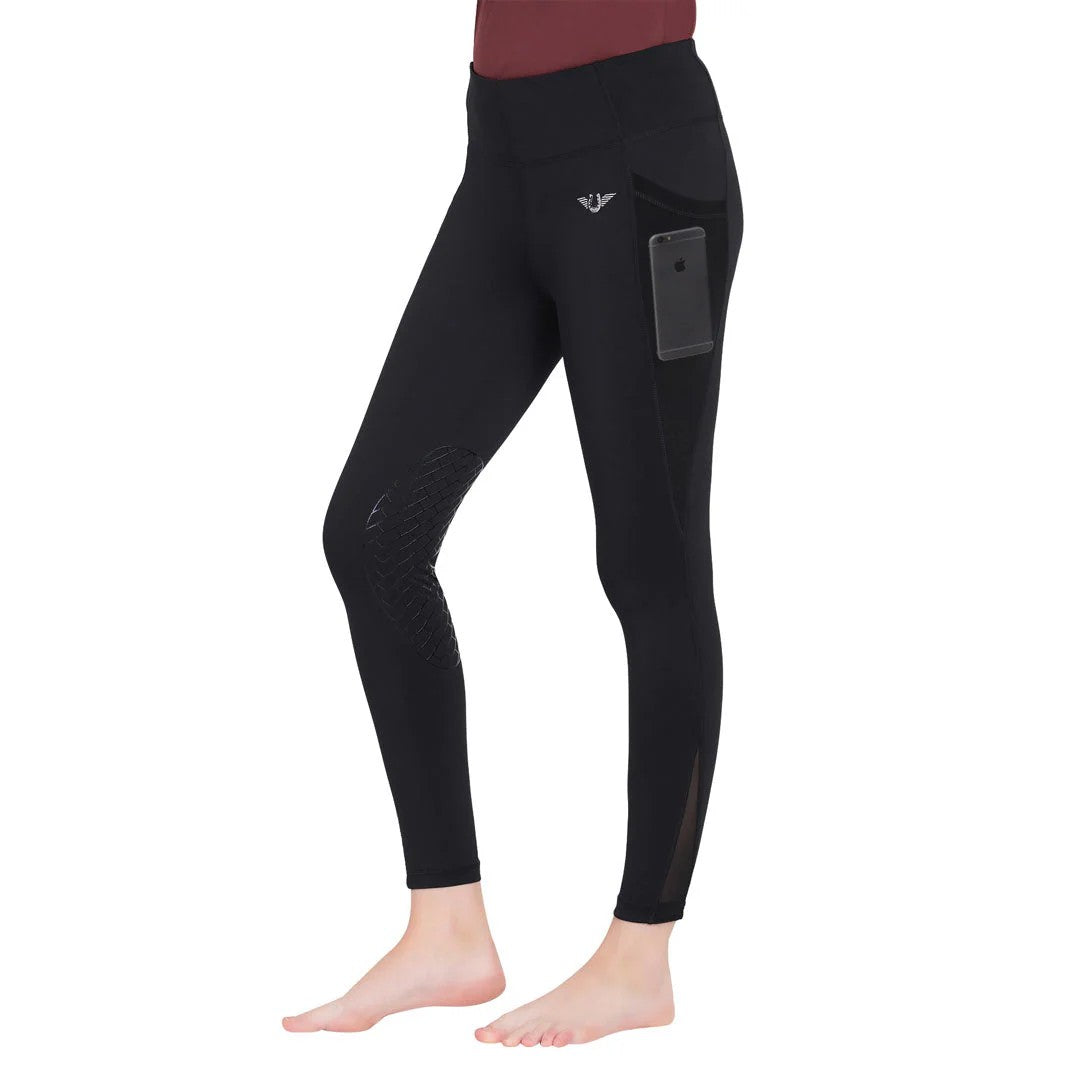 TuffRider Women's Minerva Mesh Pocket EquiCool Tights-zoom-2