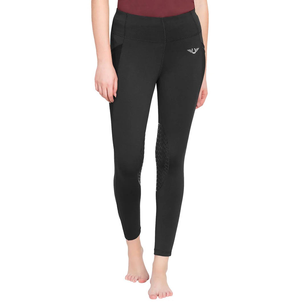 TuffRider Women's Minerva Mesh Pocket EquiCool Tights-5