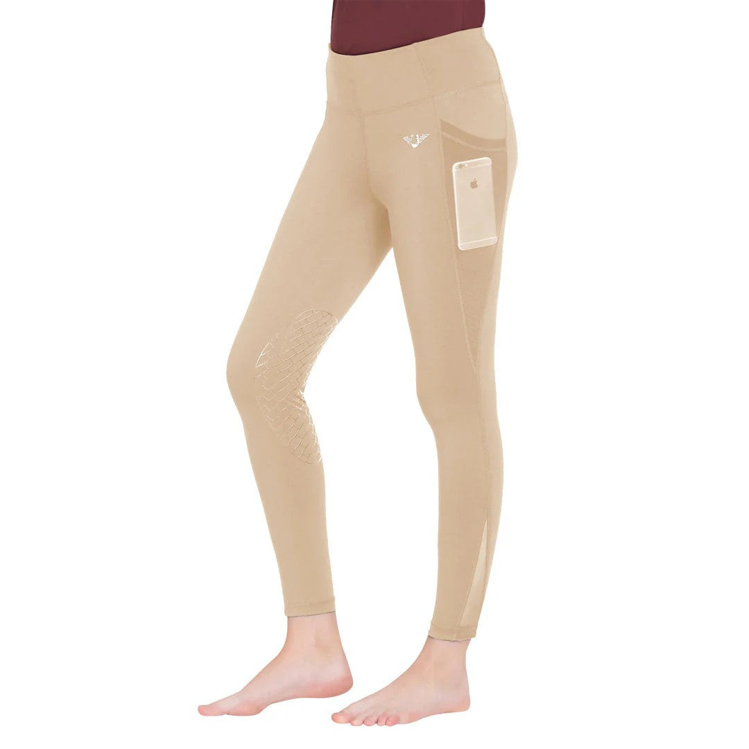 TuffRider Women's Minerva Mesh Pocket EquiCool Tights-10