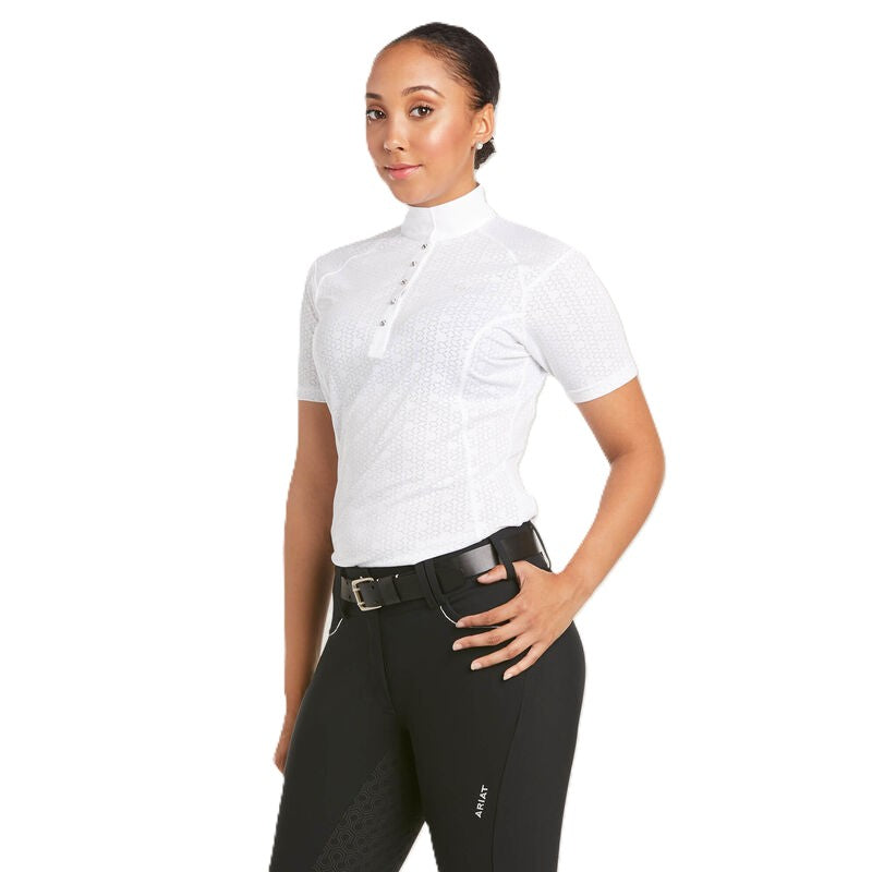 Ariat Women's Showstopper 3.0 Short Sleeve Show Shirt-zoom-2