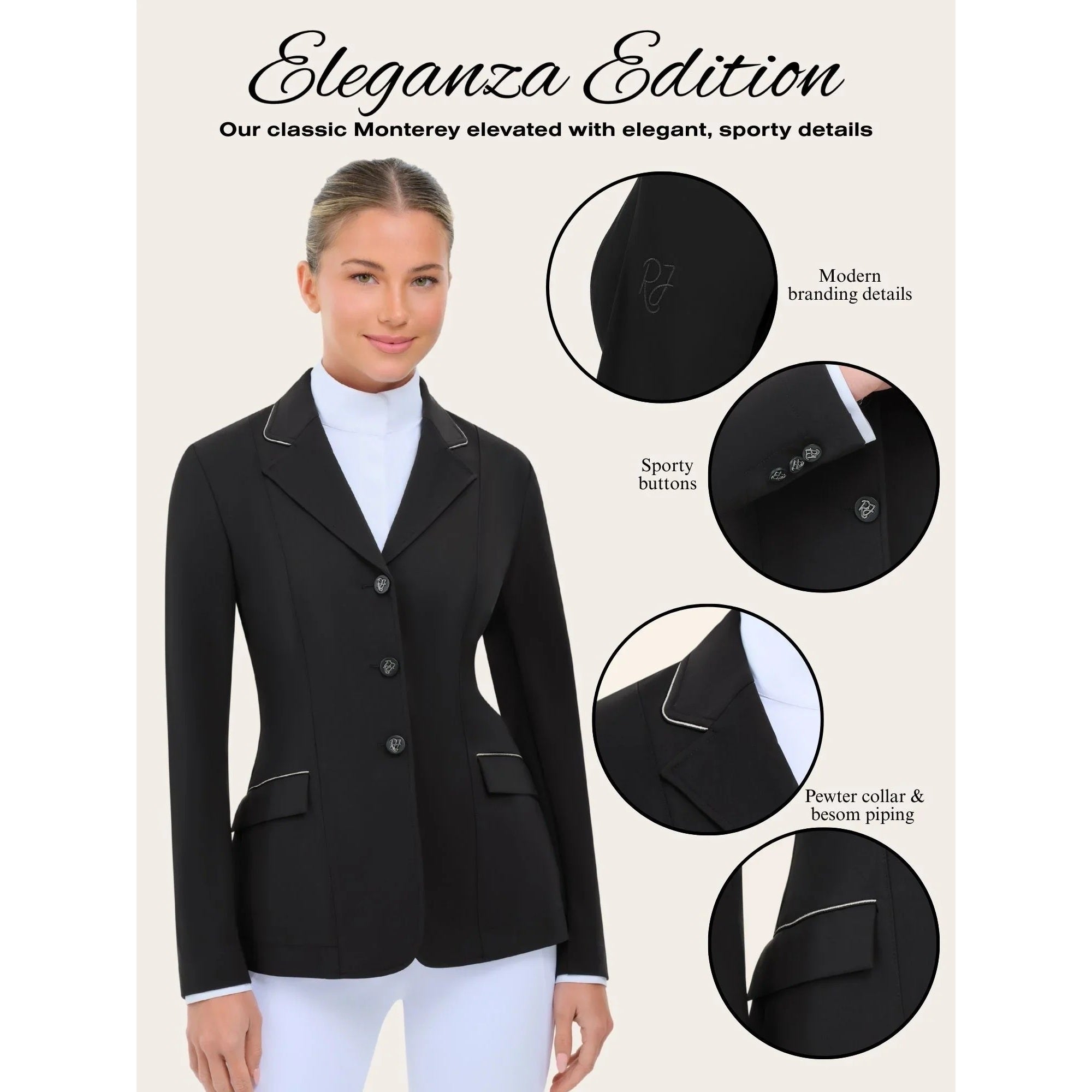 RJ Classics Women's Monterey Show Coat - Eleganza Edition-zoom-8