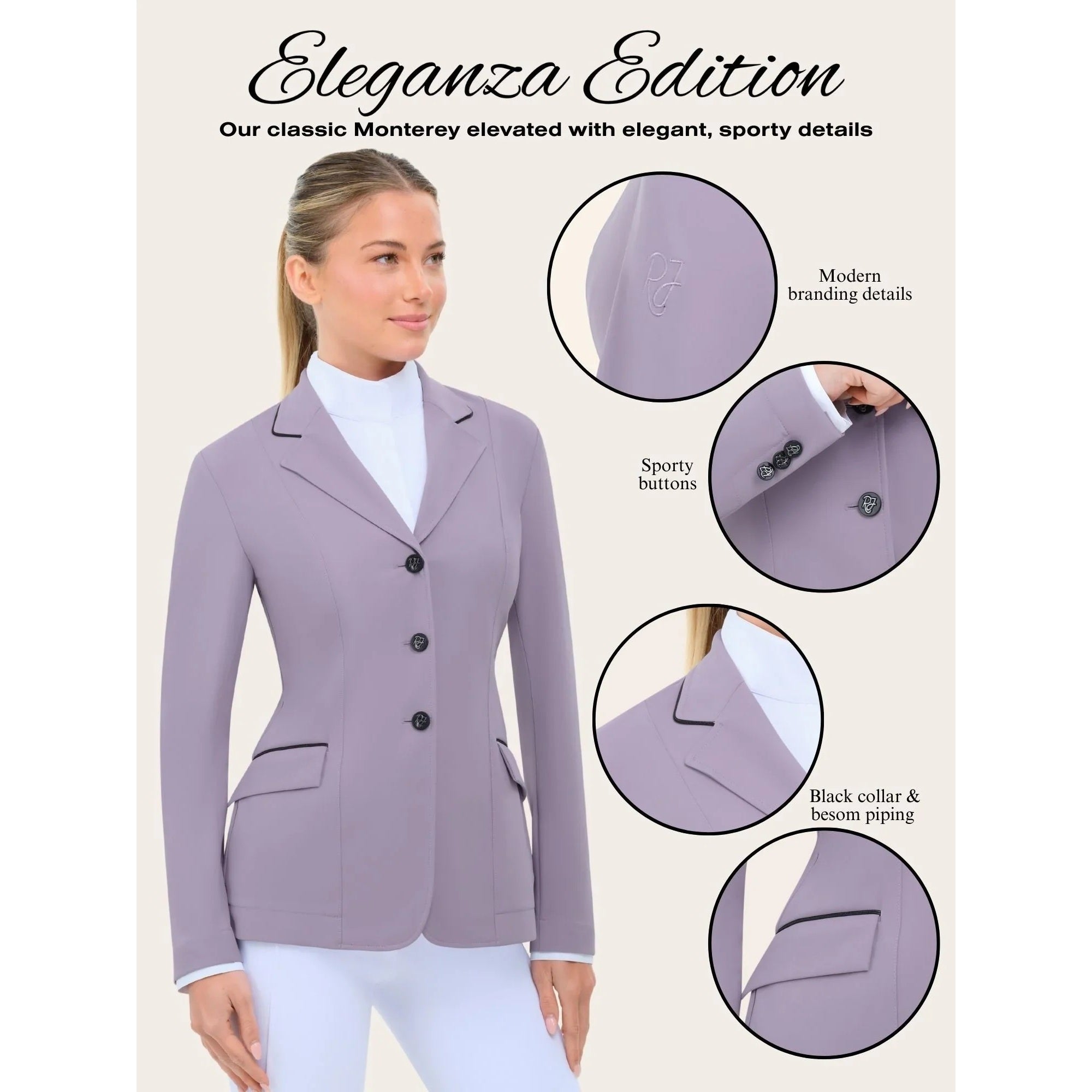 RJ Classics Women's Monterey Show Coat - Eleganza Edition-zoom-10