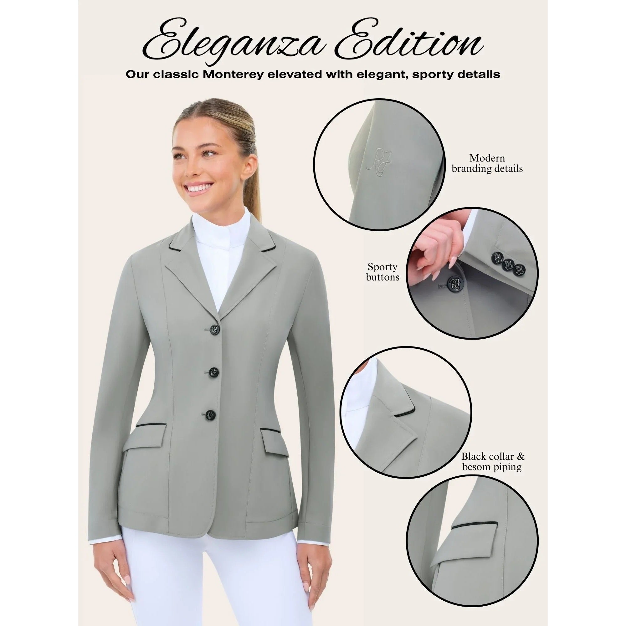 RJ Classics Women's Monterey Show Coat - Eleganza Edition-zoom-9
