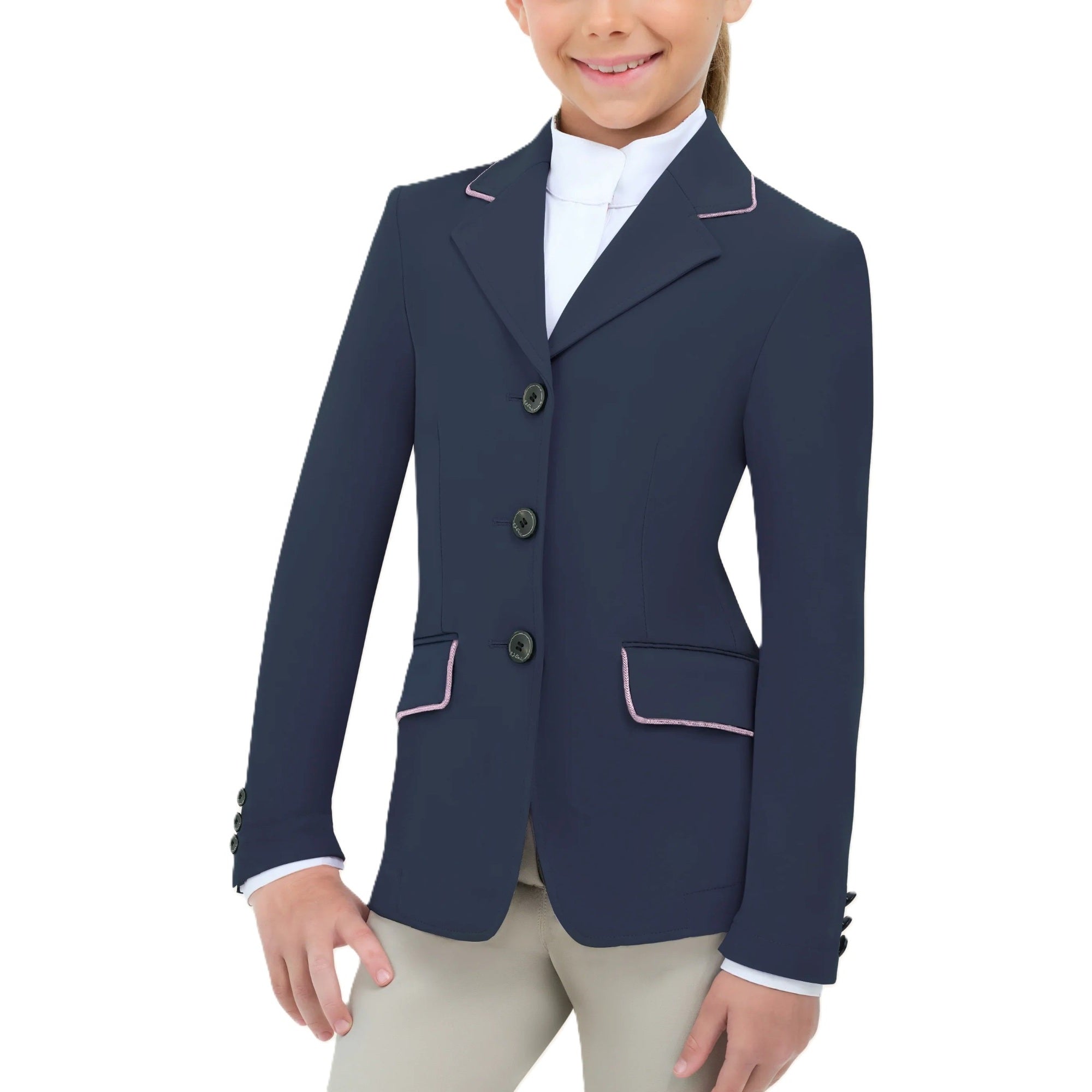 RJ Classics Girl's Shore Show Coat with Piping