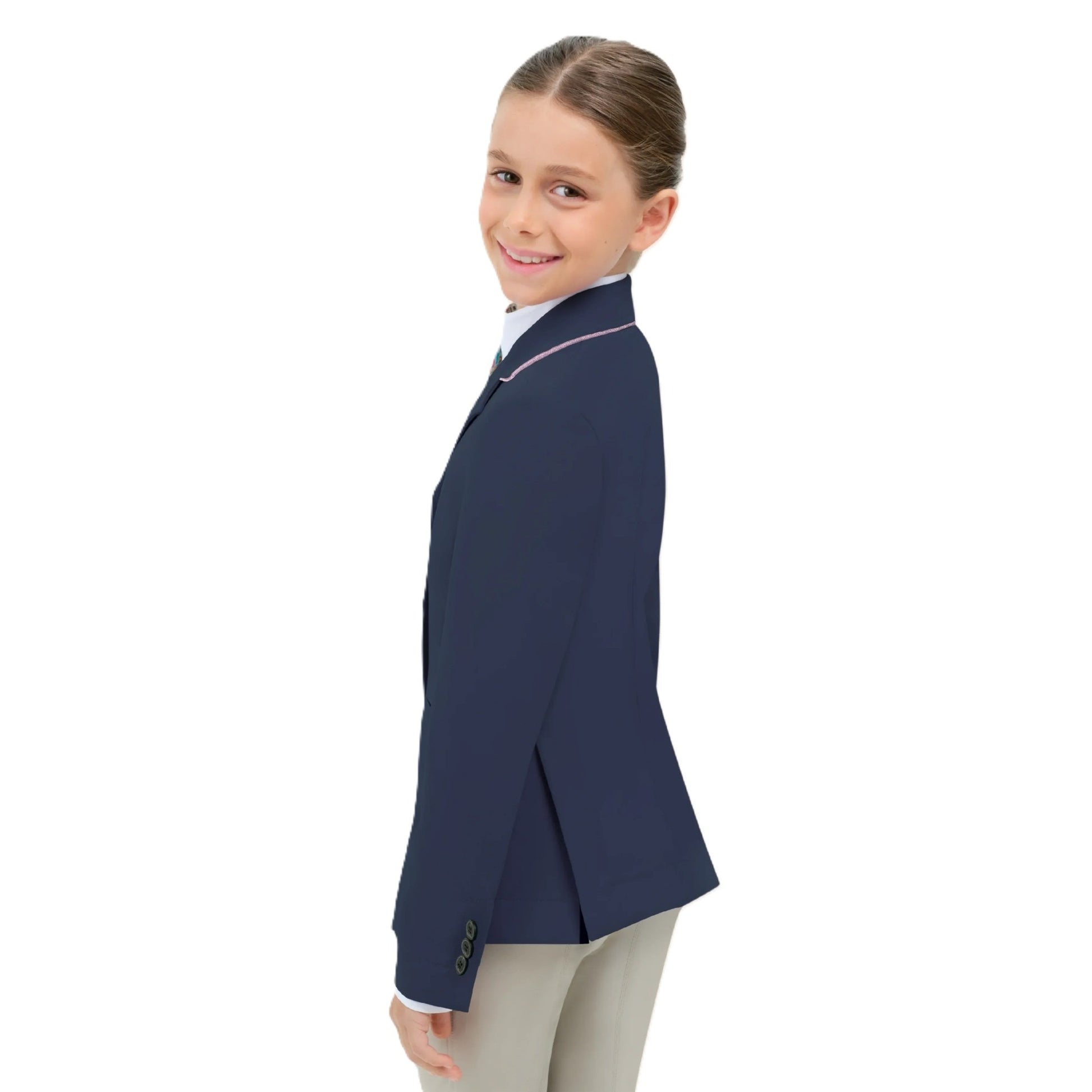 RJ Classics Girl's Shore Show Coat with Piping-5
