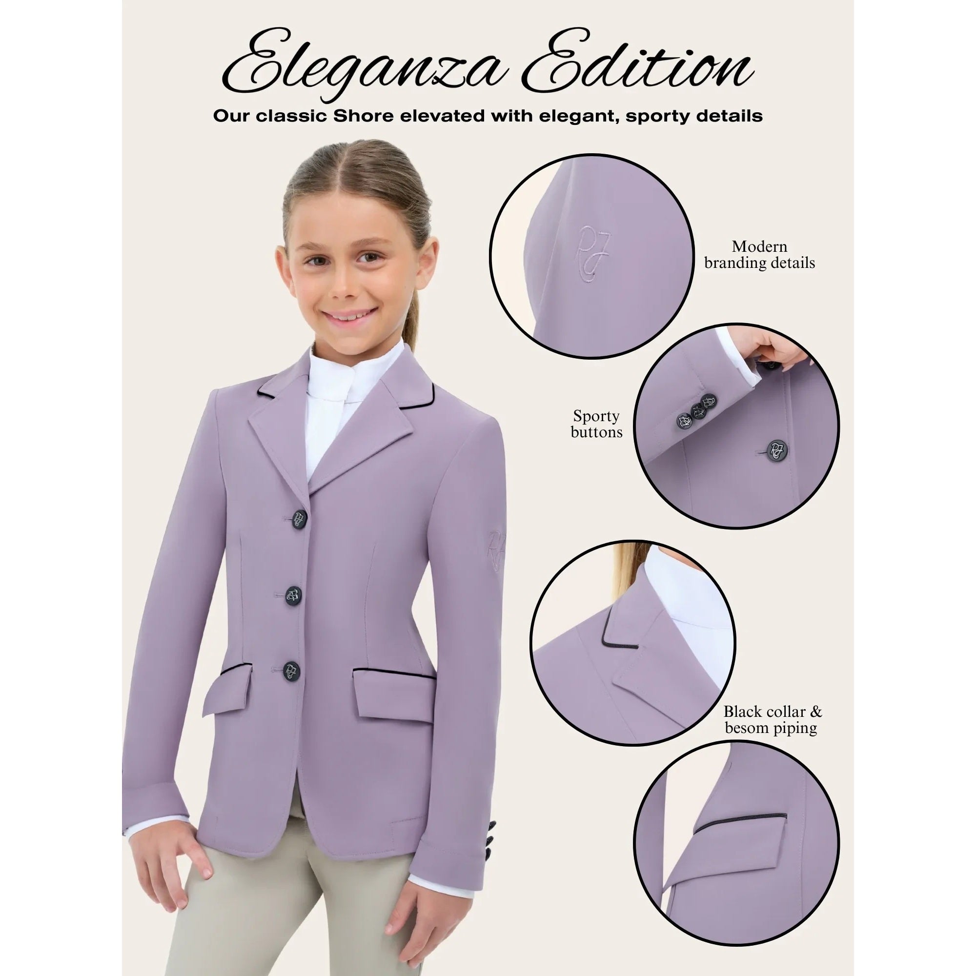 RJ Classics Girl's Shore Show Coat - Eleganza Edition