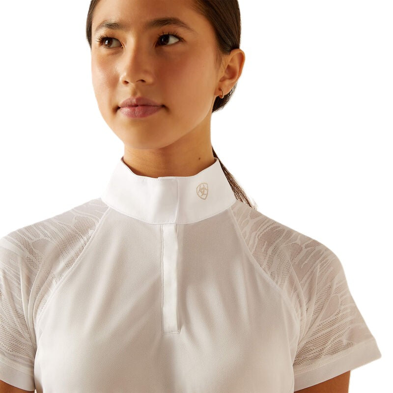 Ariat Girl's Aptos Vent 2.0 Short Sleeve Show Shirt-zoom-4