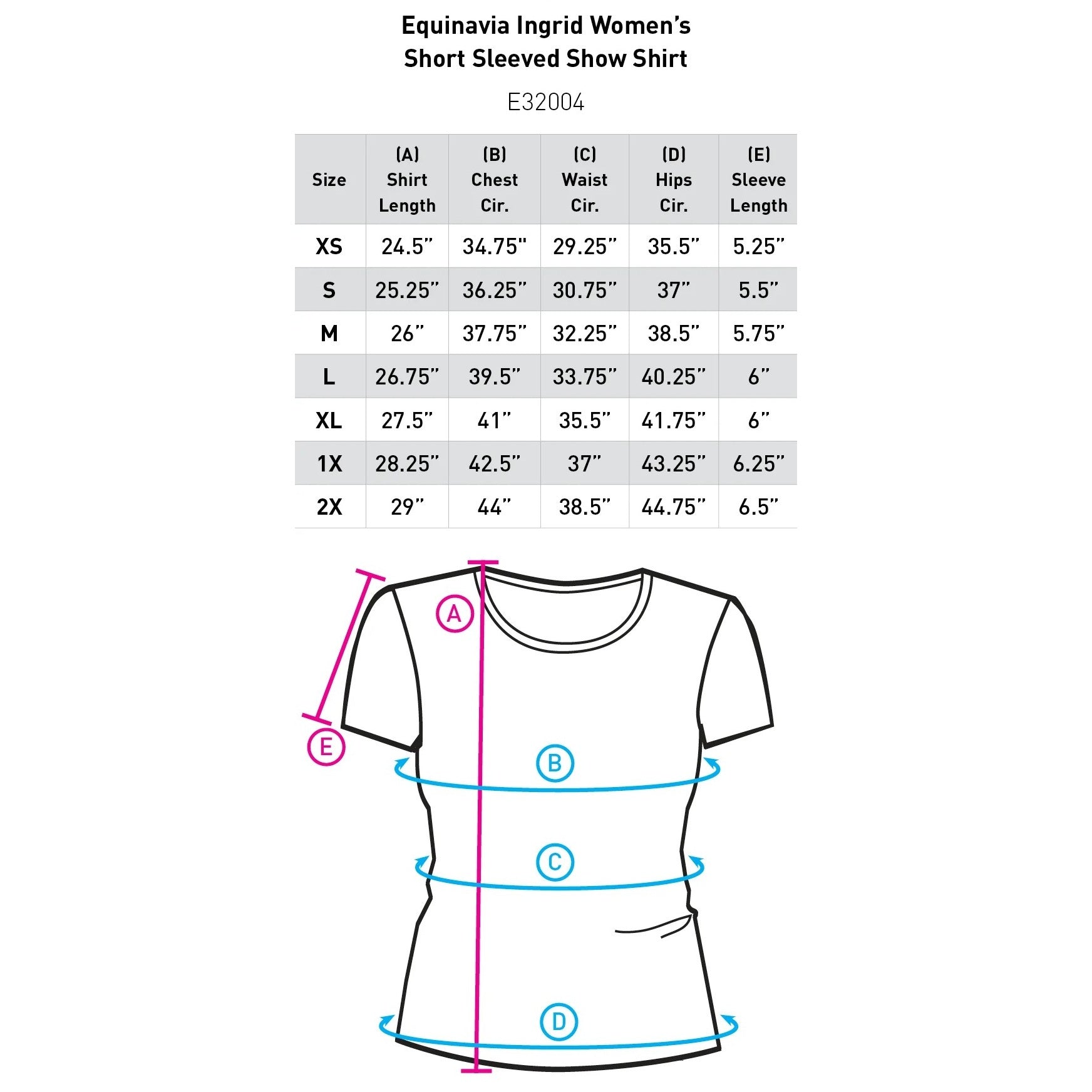 Equinavia Women's Ingrid Short Sleeve Show Shirt-9