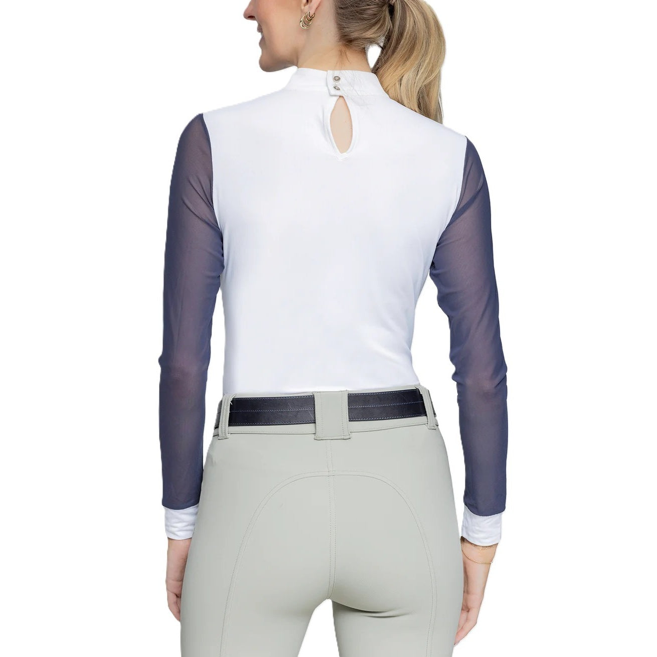Kastel Women's Power Mesh Long Sleeve Show Shirt-zoom-9