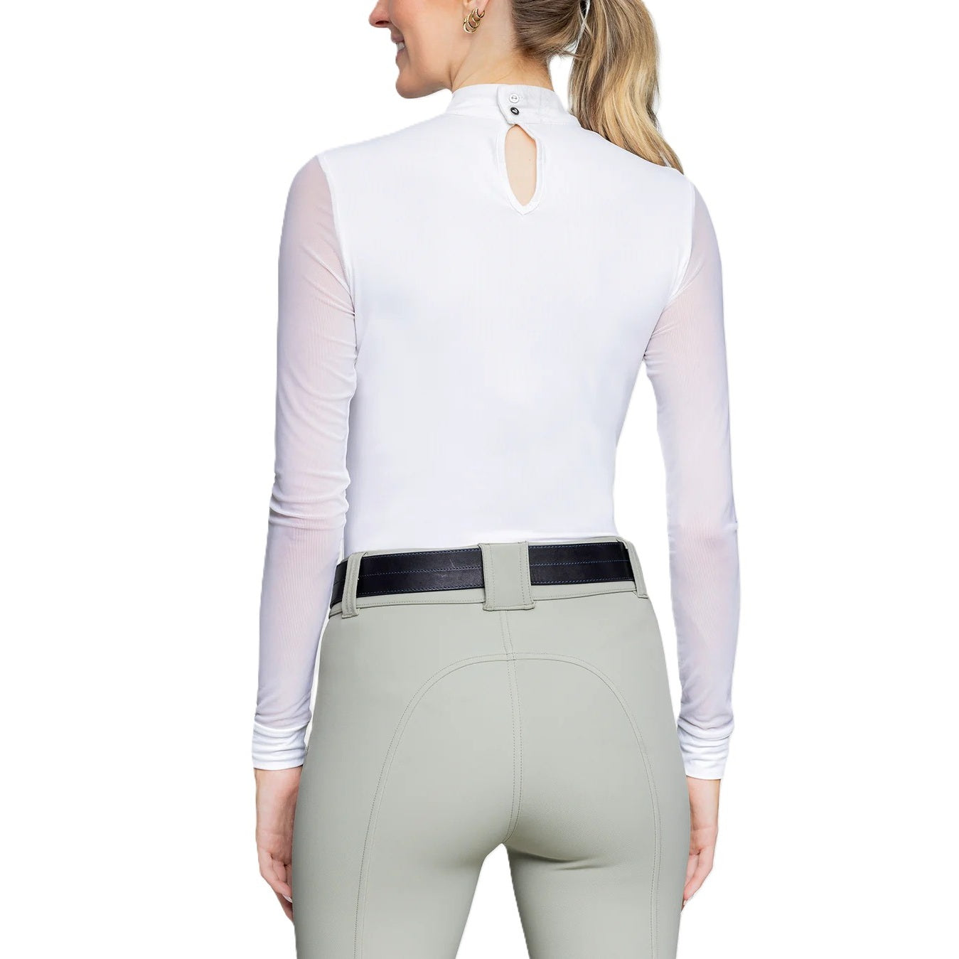 Kastel Women's Power Mesh Long Sleeve Show Shirt-7