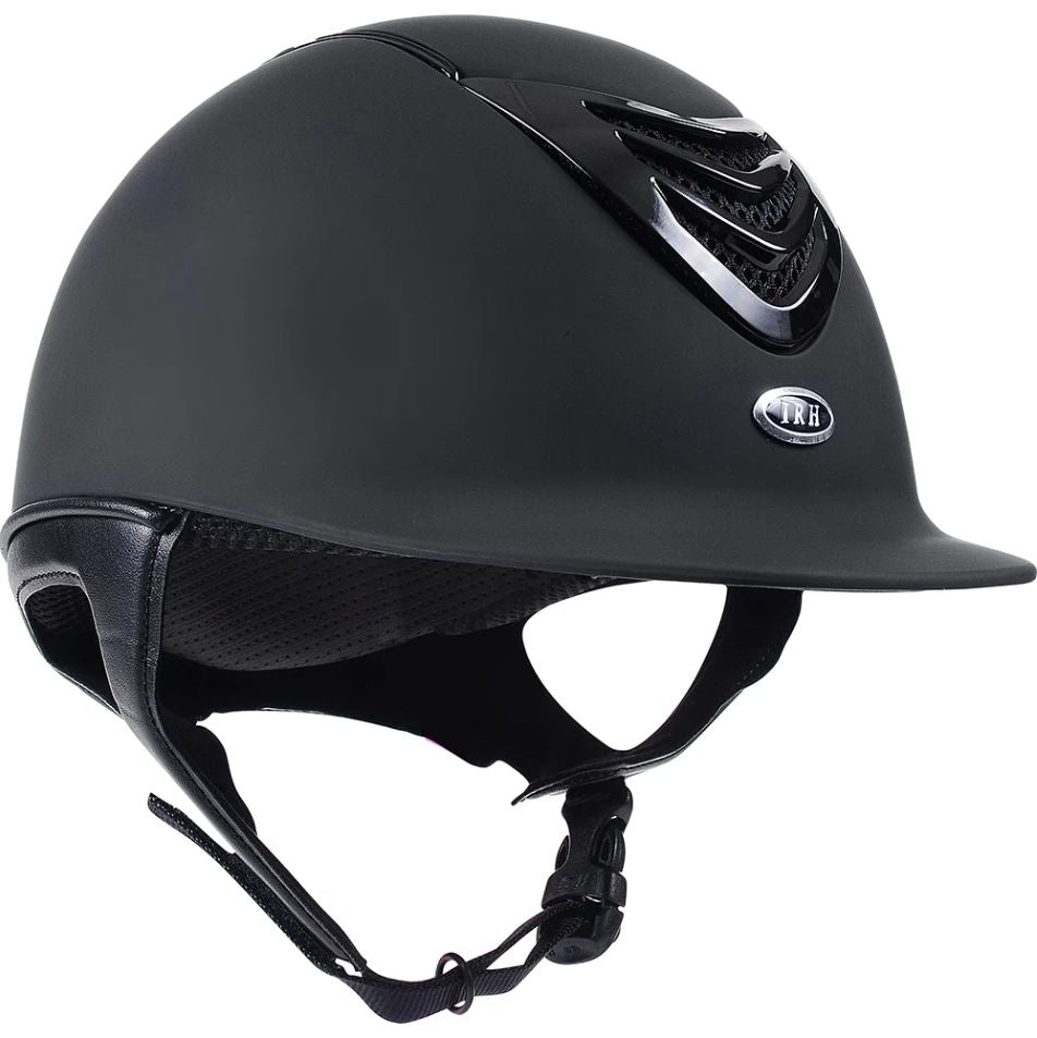 IRH 4G Helmet - Black Matte/Black Gloss Vent
