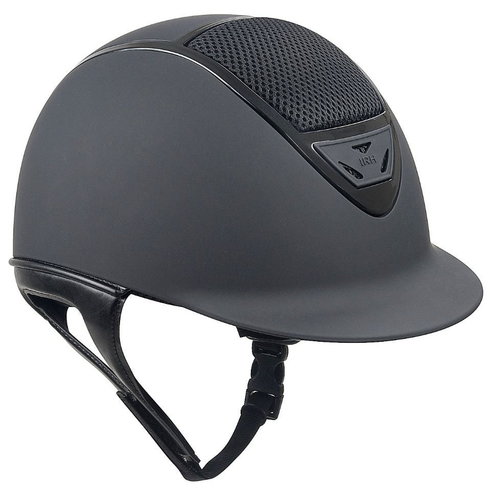 IRH XLT Helmet - Matte Black/Gloss Black Frame-1