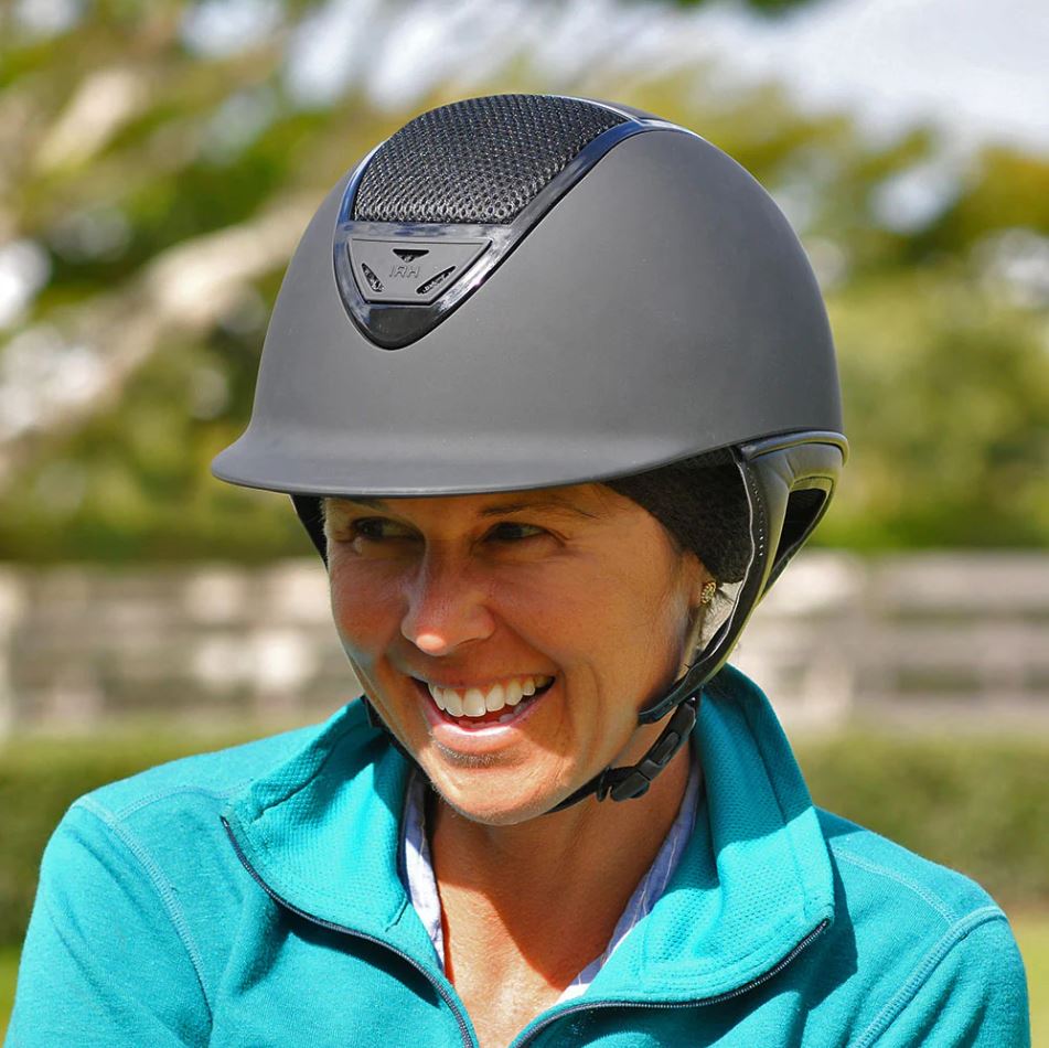 IRH XLT Helmet - Matte Black/Gloss Black Frame-4