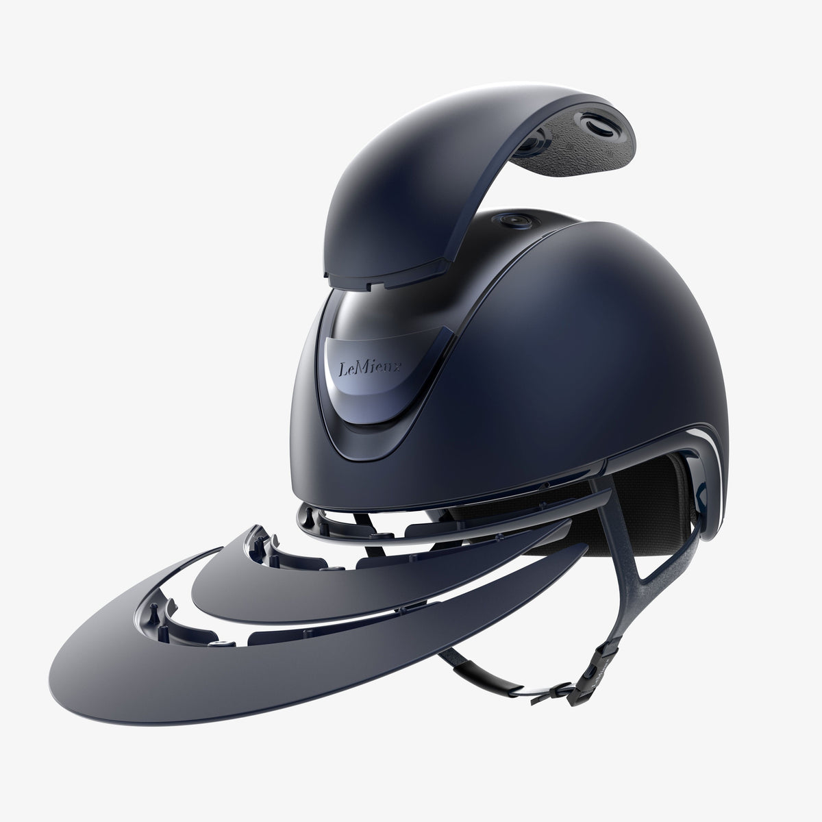 LeMieux Verv Competition Helmet - Matte Navy-2