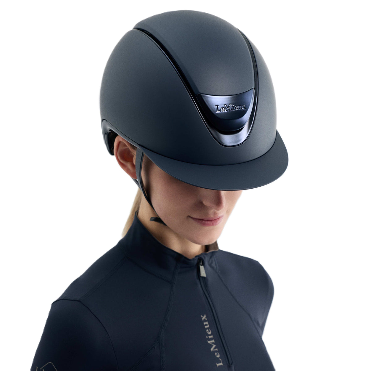 LeMieux Verv Competition Helmet - Matte Navy-zoom-3