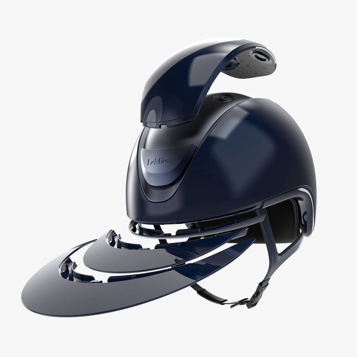 LeMieux Verv Competition Helmet - Gloss Navy-zoom-2
