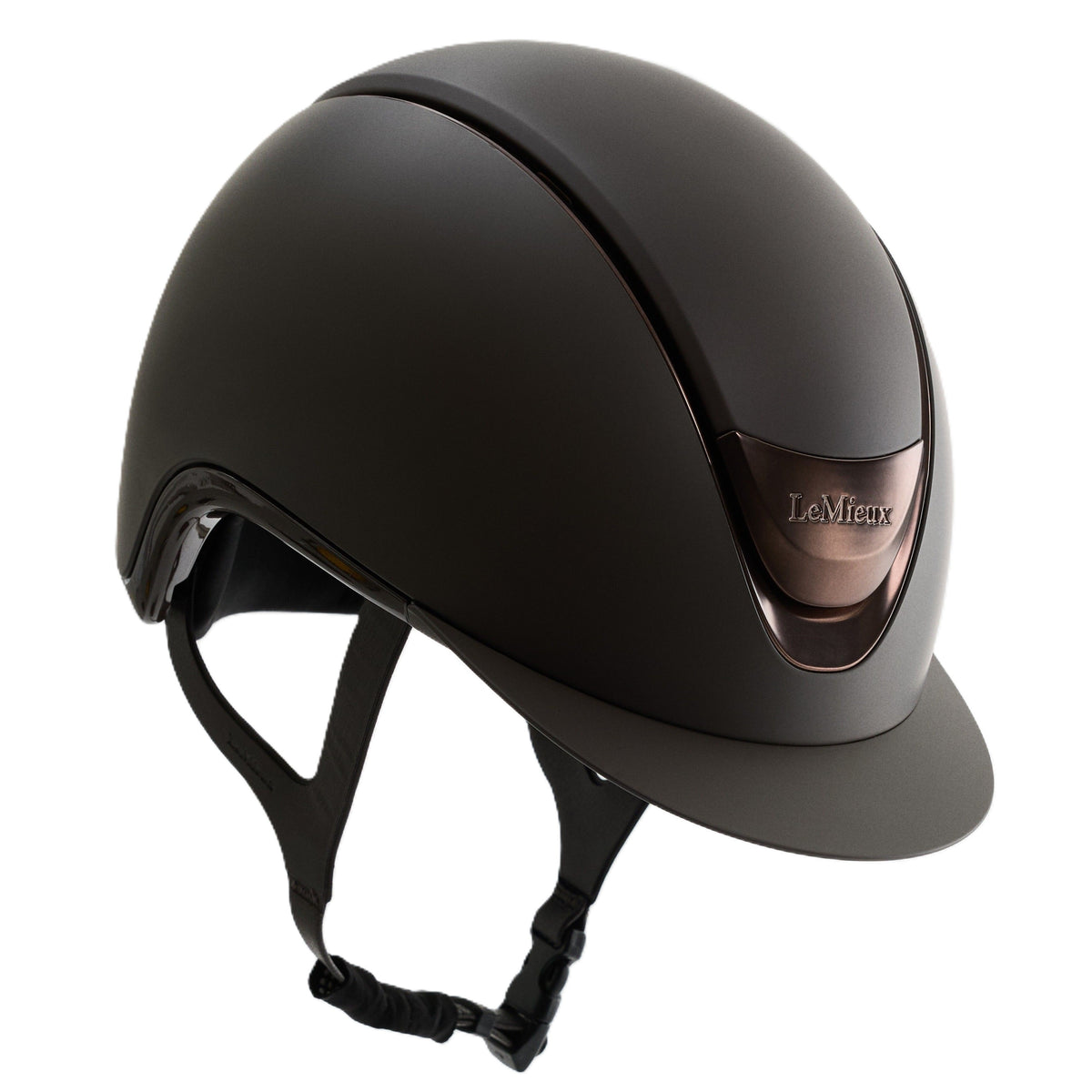 LeMieux Verv Competition Helmet - Matte Brown-1