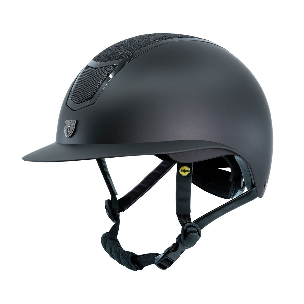 Tipperary Devon MIPS Helmet - Black Sparkle Wide Brim-1