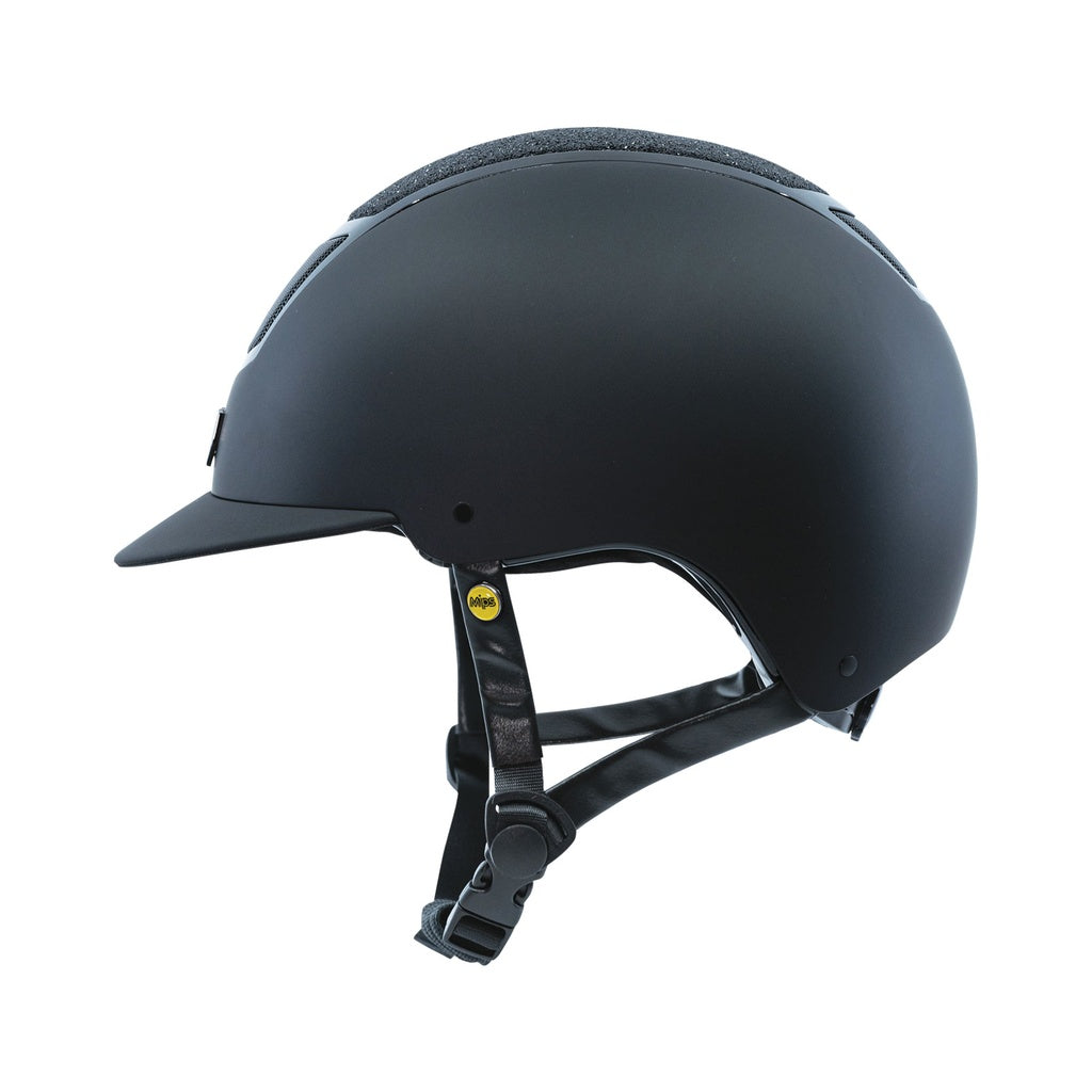 Tipperary Devon MIPS Helmet - Black Sparkle Traditional Brim-zoom-3
