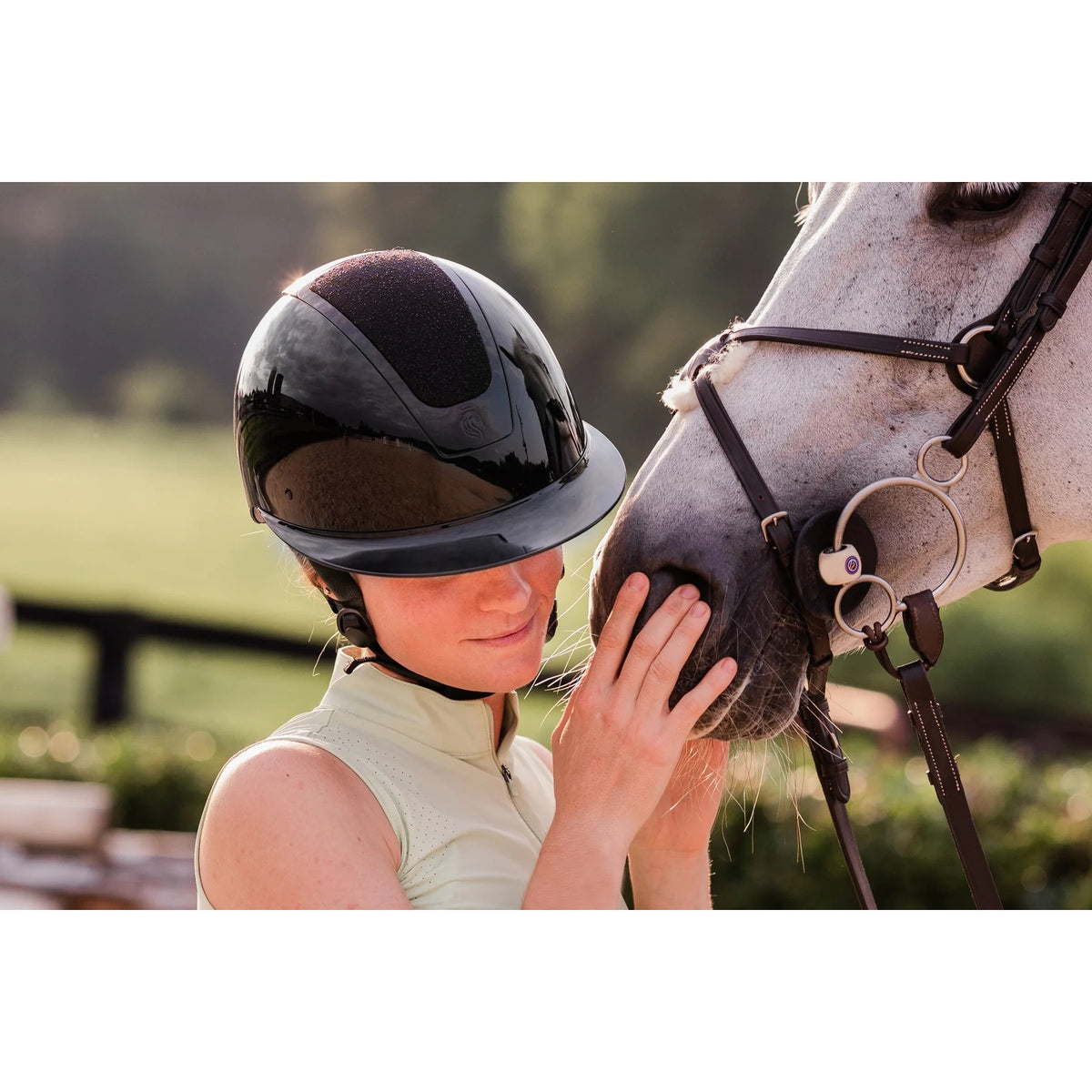 Equinavia Crown Glossy Diamond Mips Riding Helmet-zoom-3