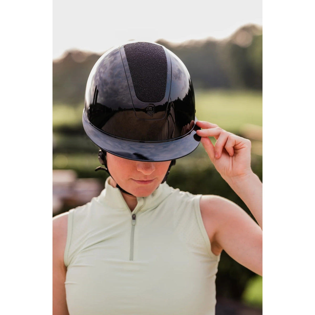 Equinavia Crown Glossy Diamond Mips Riding Helmet-4