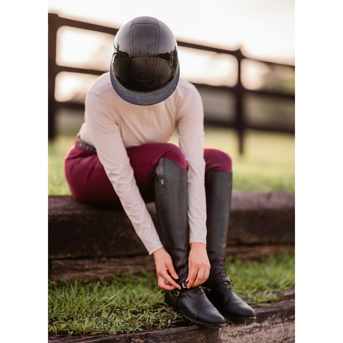 Equinavia Crown Glossy Mips Riding Helmet-6