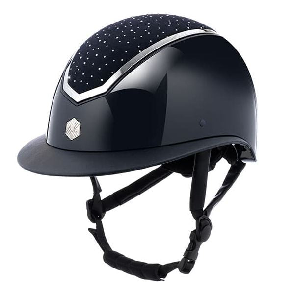 Charles Owen Kylo Helmet - Wide Brim Crystal Gloss - 2 Colors Available-3