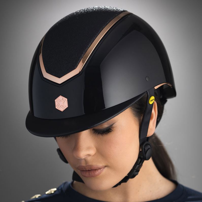 Charles Owen Kylo Helmet with Mips - Regular Brim Sparkly Gloss - 2 Colors Available-zoom-4