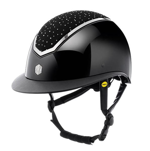 Charles Owen Kylo Helmet with Mips - Wide Brim Crystal Gloss - 2 Colors Available