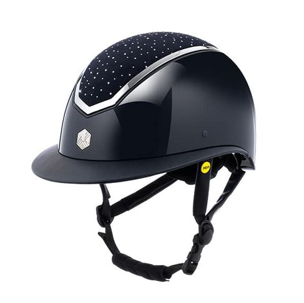 Charles Owen Kylo Helmet with Mips - Wide Brim Crystal Gloss - 2 Colors Available-zoom-3