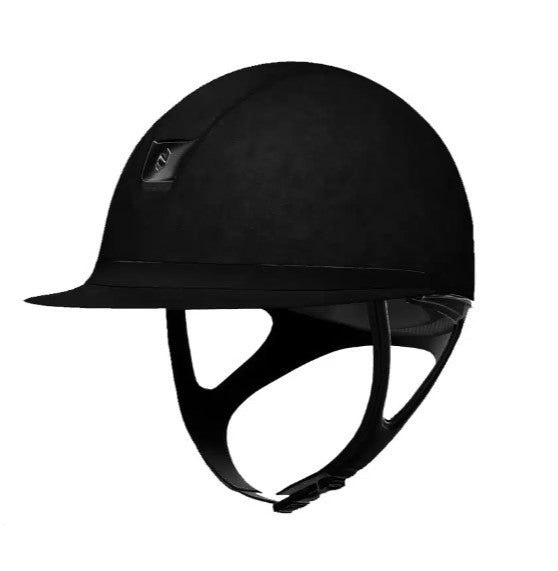 Samshield Miss Shield Premium Helmet, Alcantara with Matt Black Trim-zoom-1