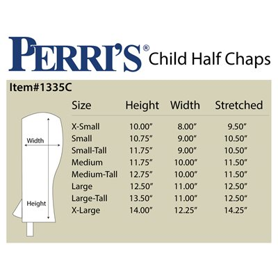 Perri's Kid's Suede Half Chaps - Tall Height-zoom-2