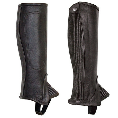 Perri's Professional Leather Half Chaps - Adult-1