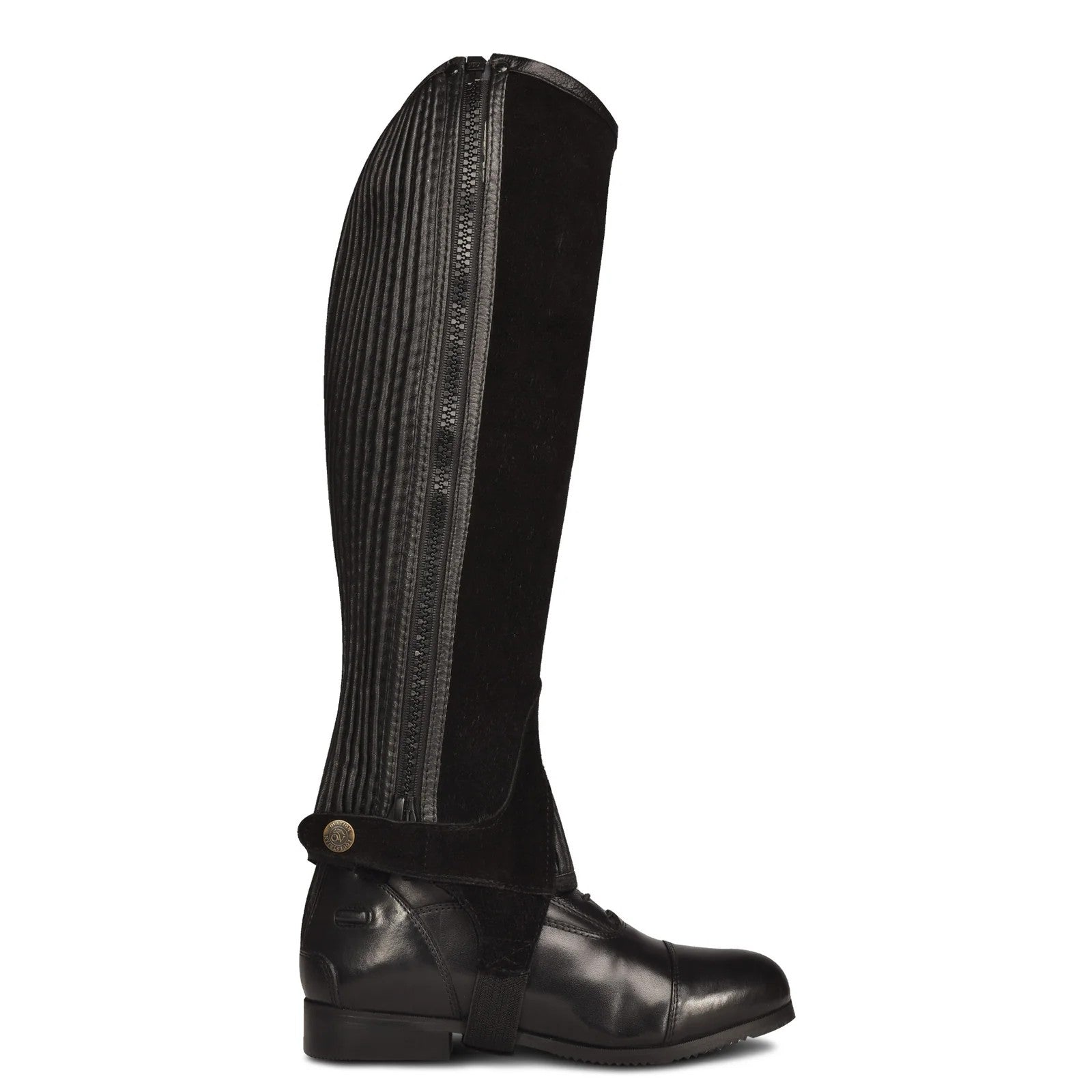 Ovation Adult Pro Suede Ribbed Half Chaps